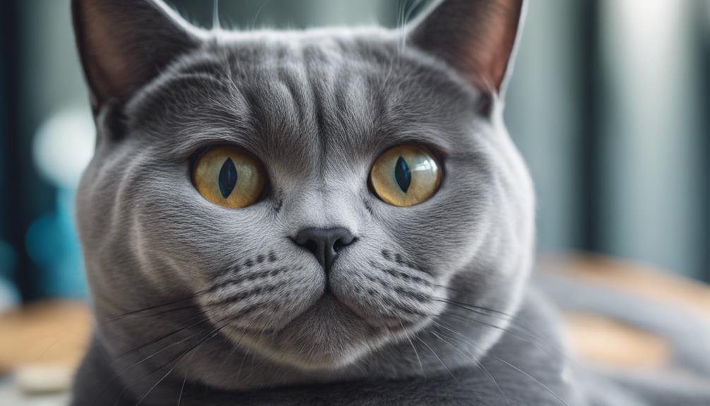 adorable round faced feline