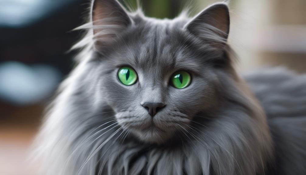 longhaired blue cat breed